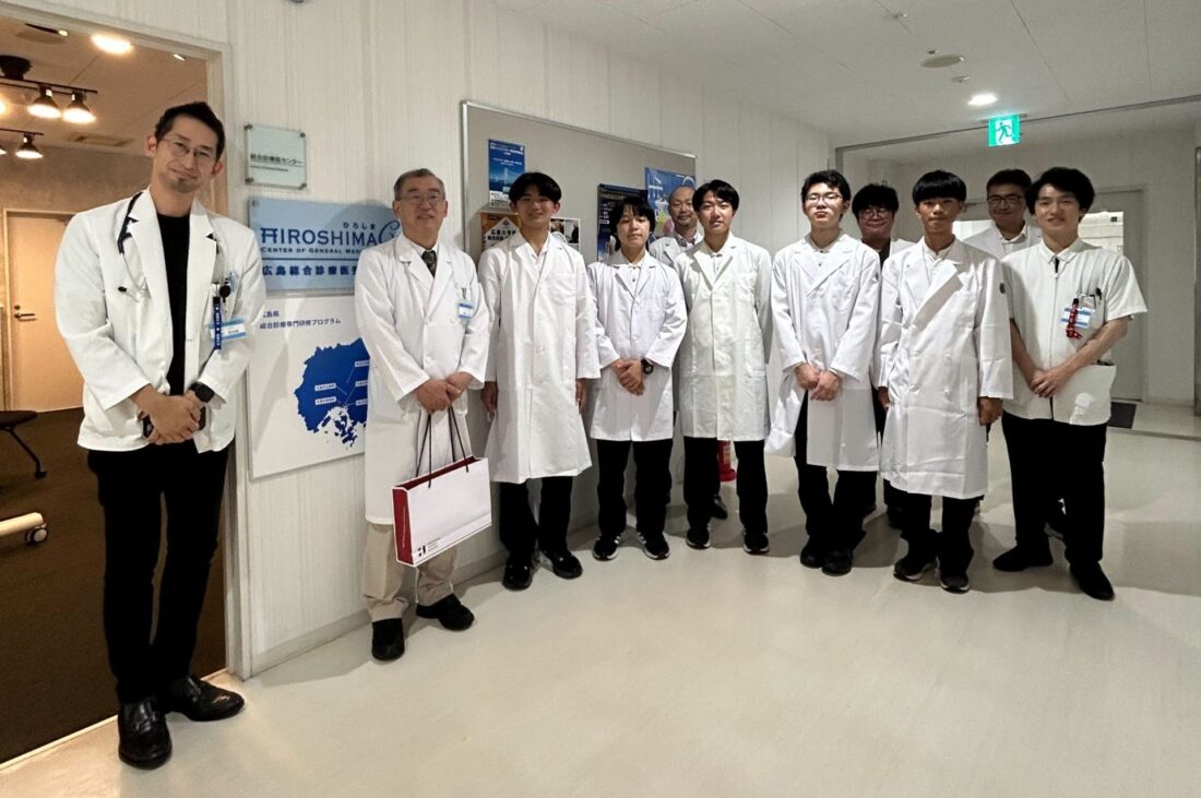 城北高校 医学科進学コースの皆さんが見学に来られました